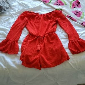 Red  romper